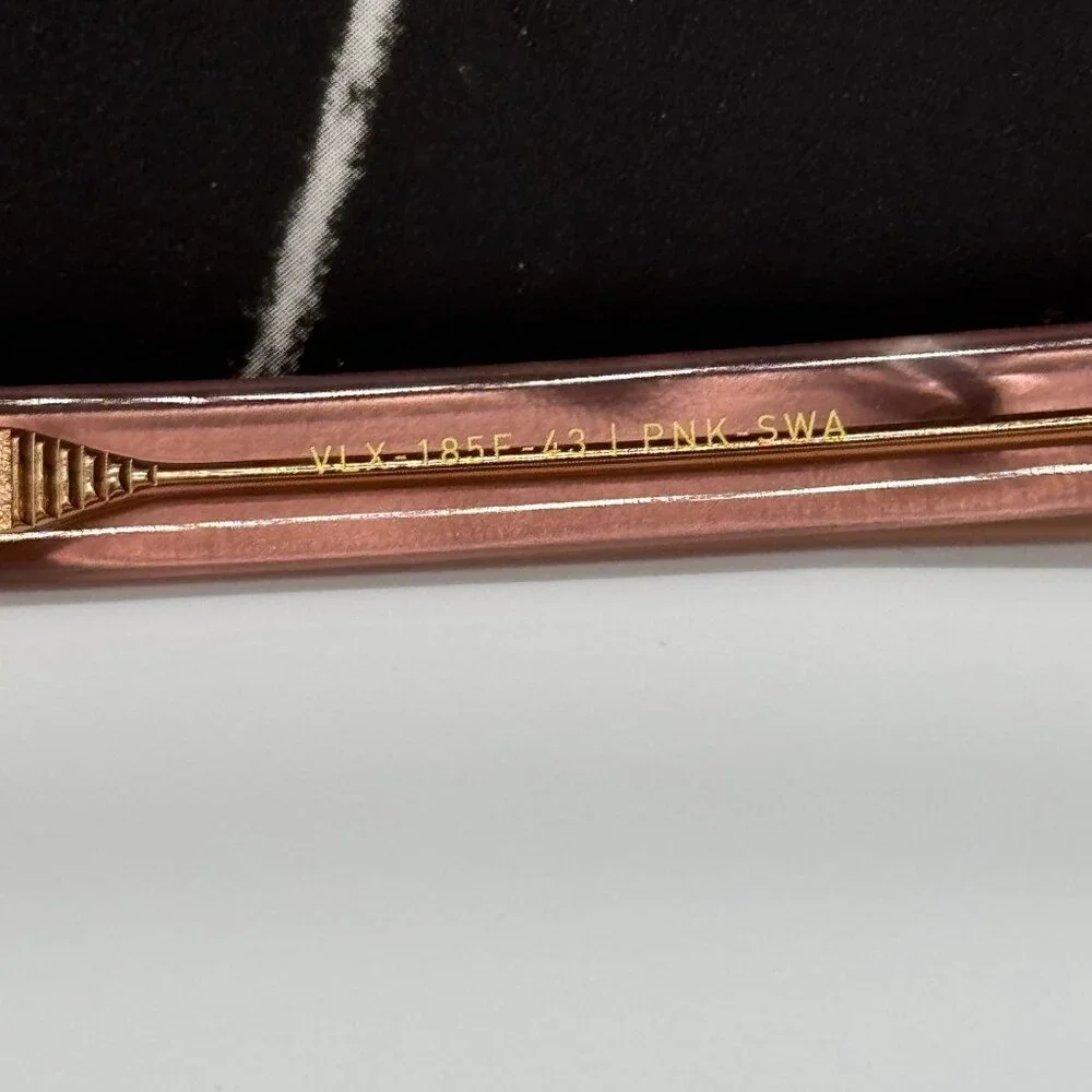 NEW VALENTINO VLX-185E PINK ROUND EYEGLASSES VALENTINO